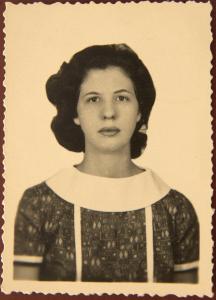 Retrato de Thereza Maria Machado Quintella durante a década de 1950.